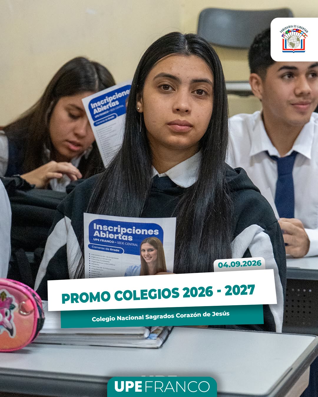 Promo Colegios 2026/2027 | UPE Franco